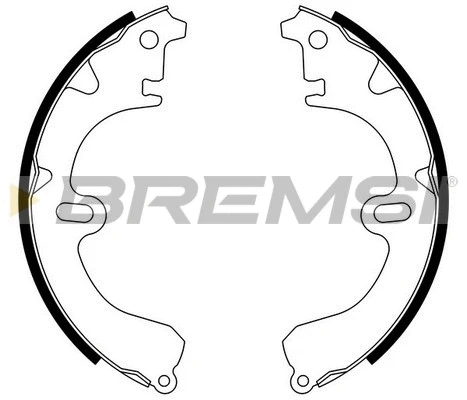 Jeu de mâchoires de frein BREMSI GF0930