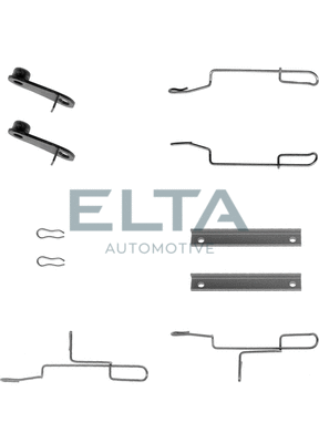 Kit d'accessoires, plaquette de frein à disque ELTA AUTOMOTIVE EA8591