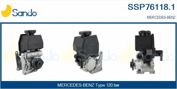 Pompe hydraulique, direction SANDO SSP76118.1
