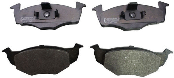 Kit de plaquettes de frein, frein à disque DENCKERMANN B110844