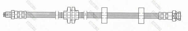 Flexible de frein GIRLING 9002409