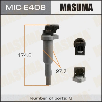 Bobine d'allumage MASUMA MIC-E408