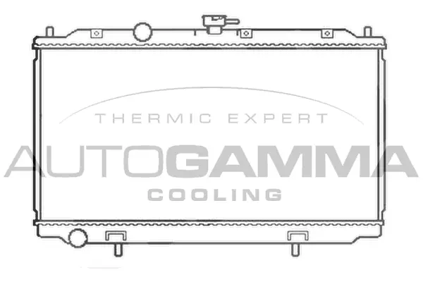 Radiateur, refroidissement du moteur AUTOGAMMA 103499