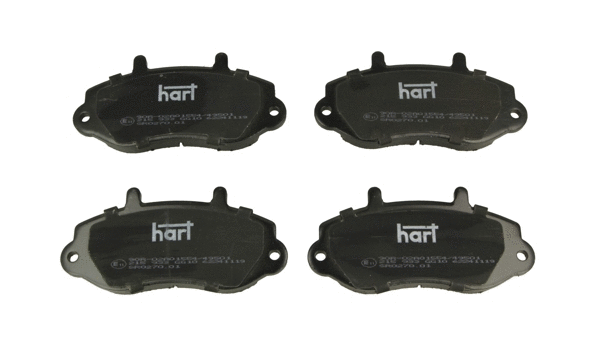 Kit de plaquettes de frein, frein à disque HART 215 933