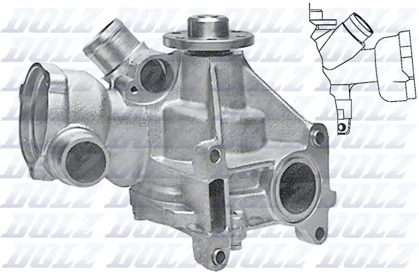 Pompe à eau, refroidissement du moteur DOLZ M174