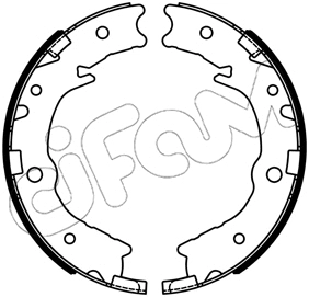 Jeu de mâchoires de frein, frein de stationnement CIFAM 153-728
