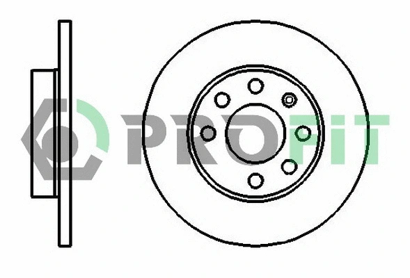 Disque de frein PROFIT 5010-0116