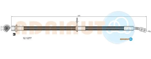 Flexible de frein ADRIAUTO 12.1277