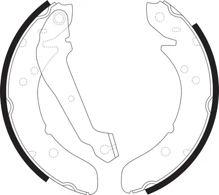 Jeu de mâchoires de frein SB BS11241