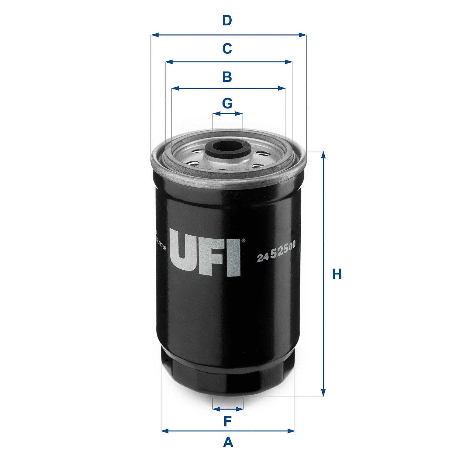 Filtre à carburant UFI 24.525.00