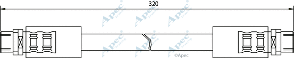 Flexible de frein APEC HOS3164