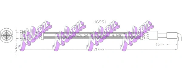 Flexible de frein KAWE H6991