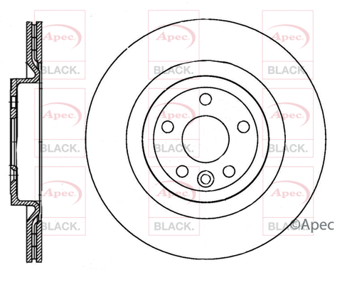 Disque de frein APEC DSK3405B