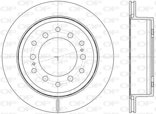 Disque de frein OPEN PARTS BDA2808.20