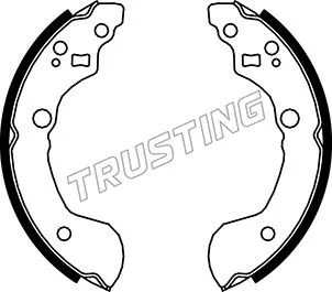 Jeu de mâchoires de frein TRUSTING 067.187