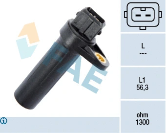 Capteur d'angle, vilebrequin FAE 79221