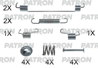 Kit d'accessoires, mâchoire de frein PATRON PSRK0234