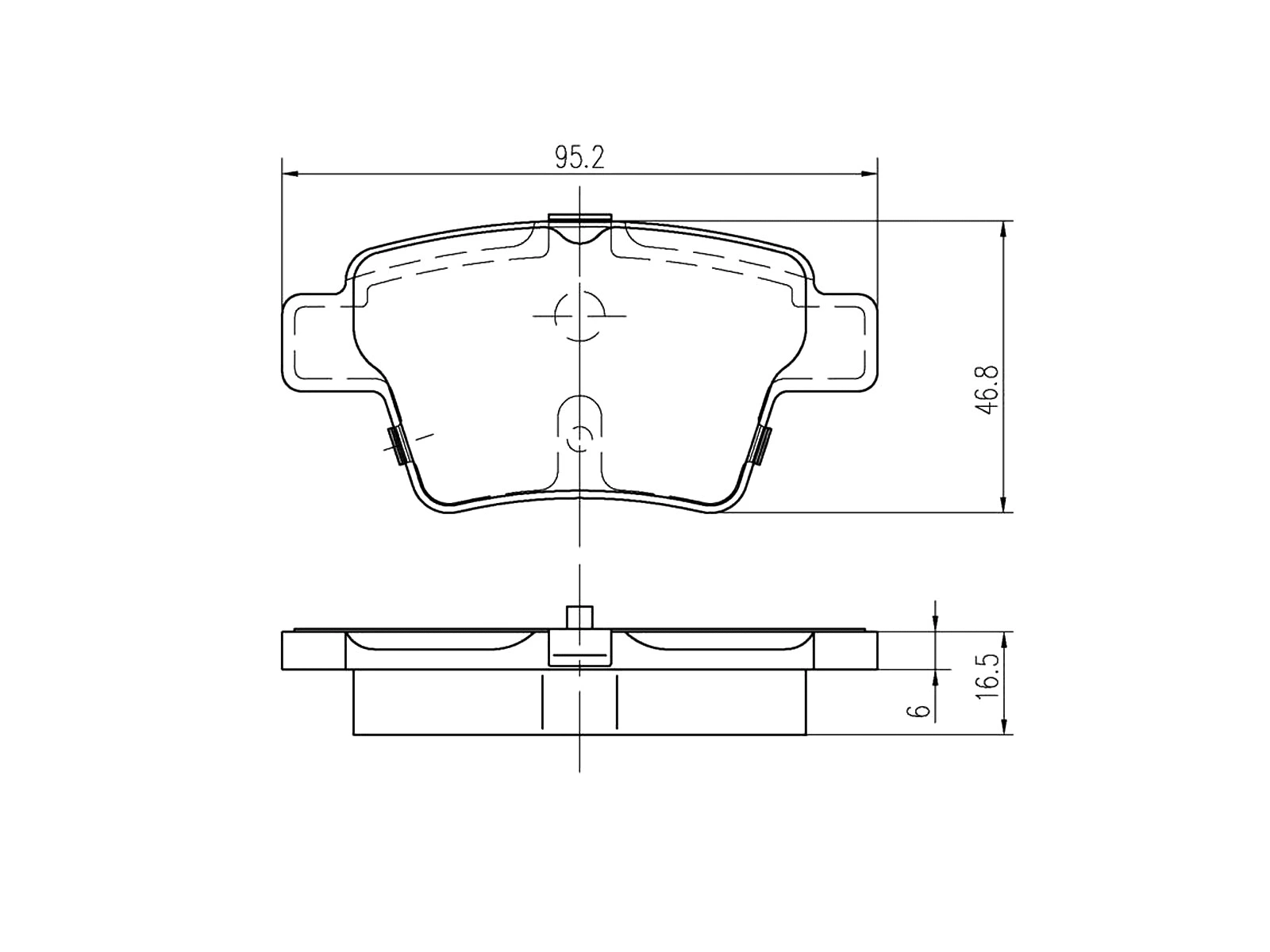 Kit de plaquettes de frein, frein à disque A.Z. Meisterteile AZMT-44-022-1219