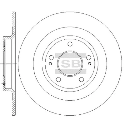 Disque de frein Hi-Q SD4344