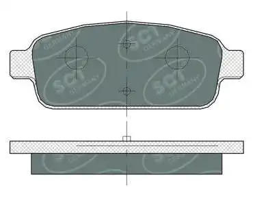 Kit de plaquettes de frein, frein à disque SCT - MANNOL SP 360 PR