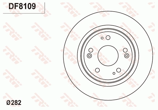 Disque de frein TRW DF8109