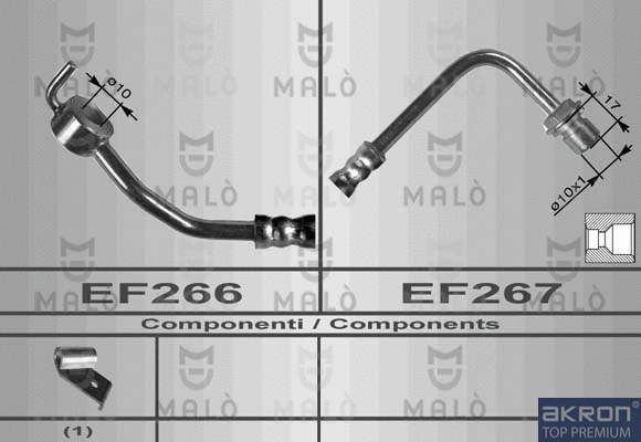 Flexible de frein AKRON-MALÒ 8465