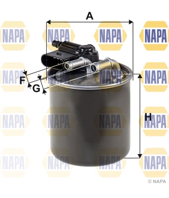 Filtre à carburant NAPA NFF2223