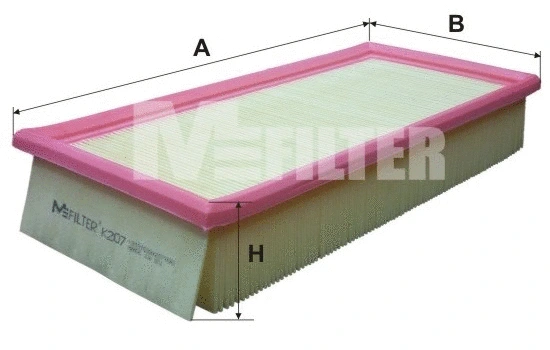 Filtre à air MFILTER K 207