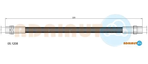 Flexible de frein ADRIAUTO 05.1208