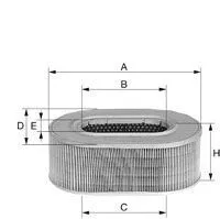 Filtre à air UNIFLUX FILTERS XA245