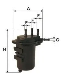 Filtre à carburant UNIFLUX FILTERS XN135