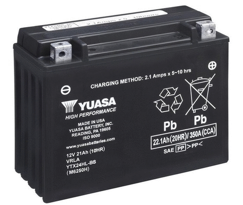 Batterie de démarrage YUASA YTX24HL-BS