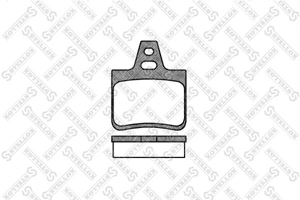 Kit de plaquettes de frein, frein à disque STELLOX 113 010-SX