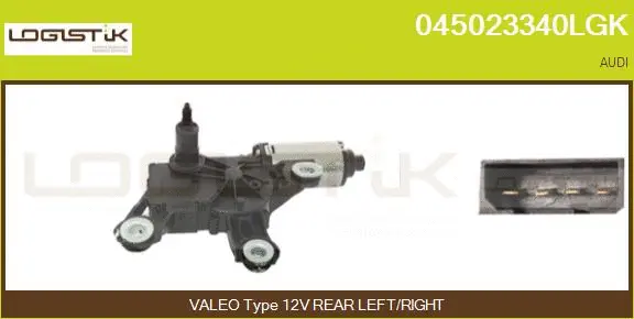 Moteur d'essuie-glace LGK 045023340LGK