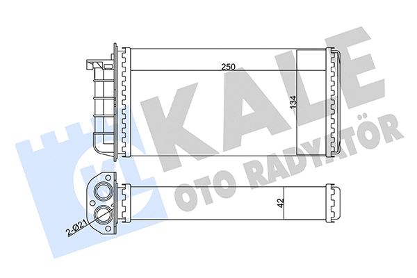 Système de chauffage KALE OTO RADYATÖR 346340