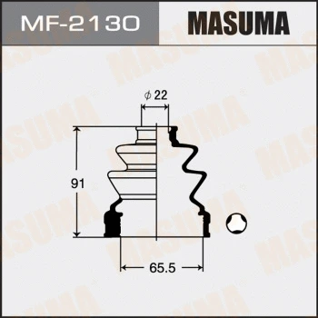 Jeu de joints-soufflets, arbre de commande MASUMA MF-2130