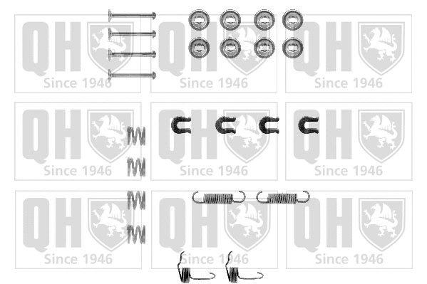 Kit d'accessoires, mâchoire de frein QUINTON HAZELL BFK344