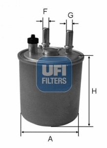 Filtre à carburant UFI 24.073.00