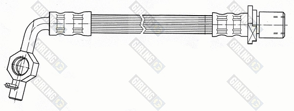 Flexible de frein GIRLING 9004291