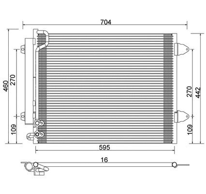 Condenseur, climatisation PowerMax 7110390