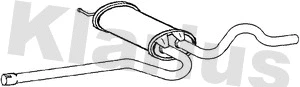 Silencieux central KLARIUS 261025