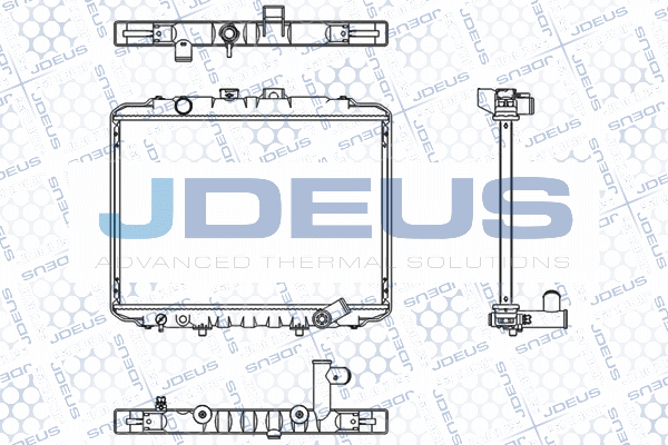 Radiateur, refroidissement du moteur JDEUS M-0180070