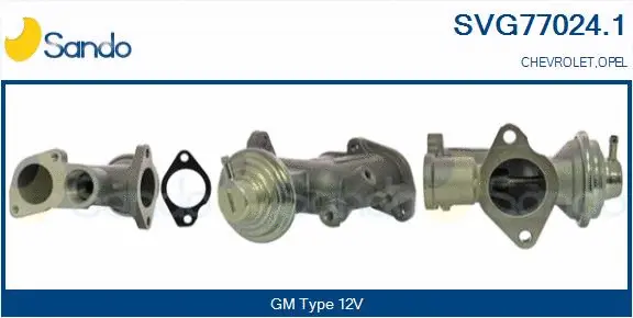 Vanne EGR SANDO SVG77024.1