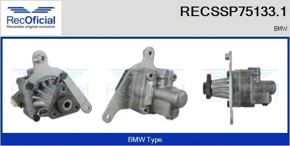 Pompe hydraulique, direction RECOFICIAL RECSSP75133.1