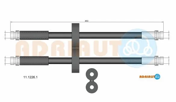 Flexible de frein ADRIAUTO 11.1226.1