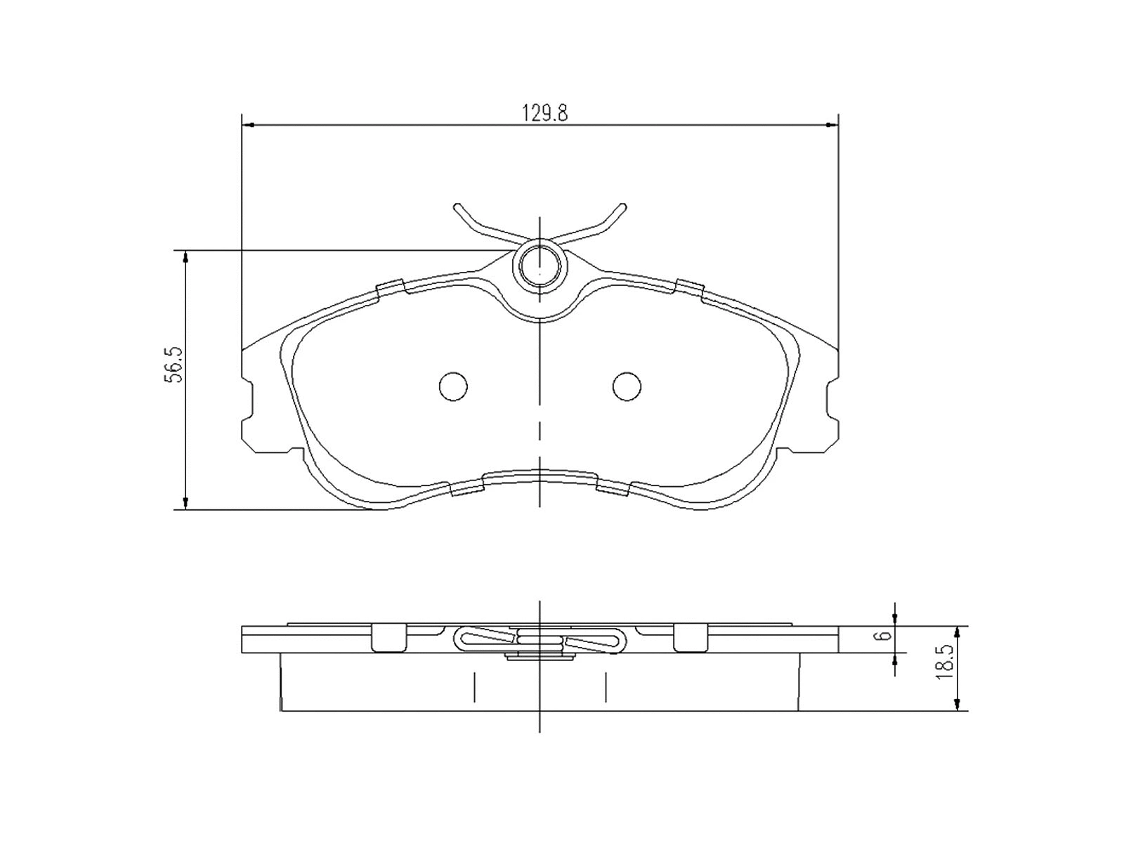 Kit de plaquettes de frein, frein à disque A.Z. Meisterteile AZMT-44-022-1118
