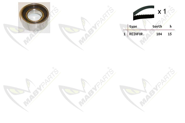 Kit de courroie crantée MABYPARTS OBK010110