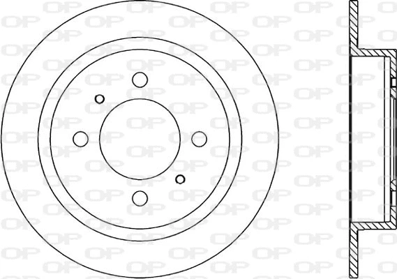 Disque de frein OPEN PARTS BDR1396.10