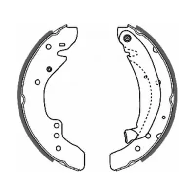 Jeu de mâchoires de frein ABE C0C010ABE