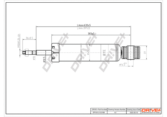 Amortisseur Dr!ve+ DP1610.10.0188